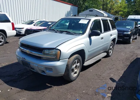 2007 Chevrolet Trailblazer Ls из США, поврежденный, VIN 1GNDS13S072212661